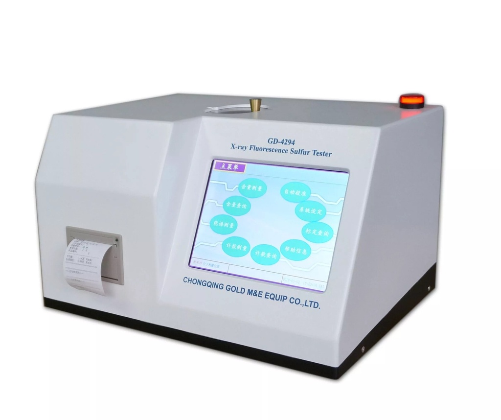 Analizador de azufre en aceite XRF